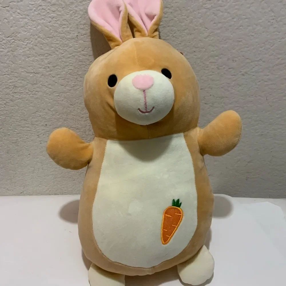 Squishmallow Rito the Brown Bunny Rabbit 14” Hugmees Plush Easter 2021 hug mees
